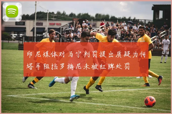 印尼媒体对马宁判罚提出质疑为何塔辛阻挡罗梅尼未被红牌处罚